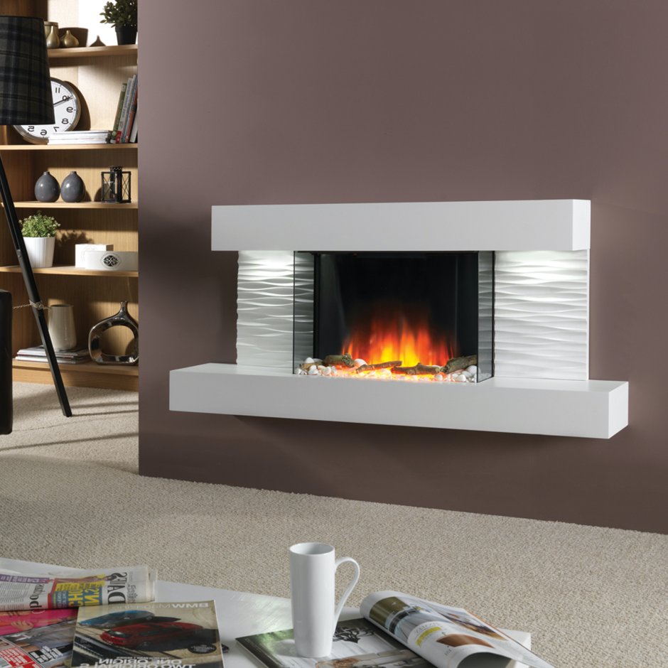 FIDOOVIVIA Electric Fireplace Wall/Insert Mounted Fire Suite