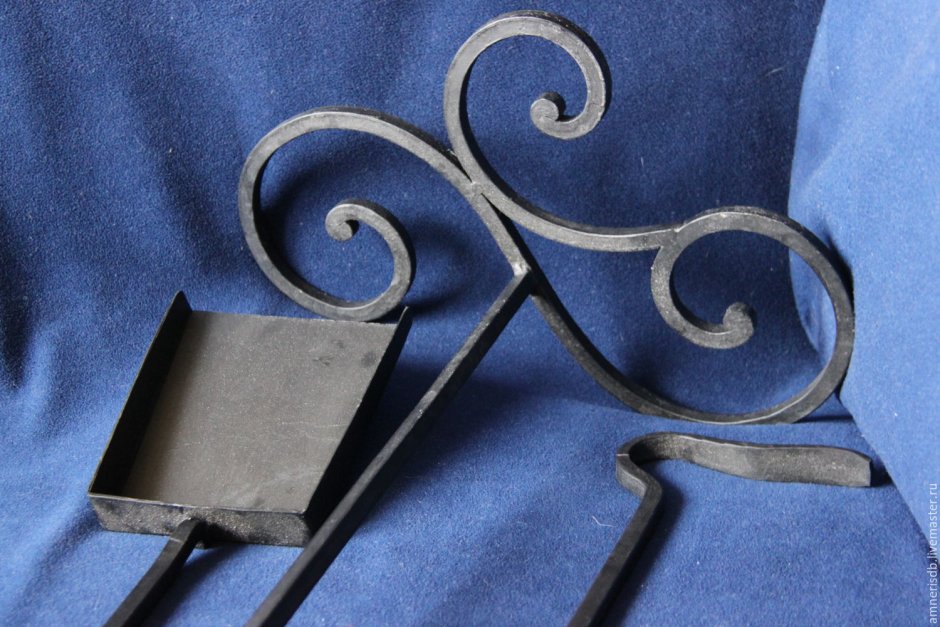 Кочерга и совок холодная ковка