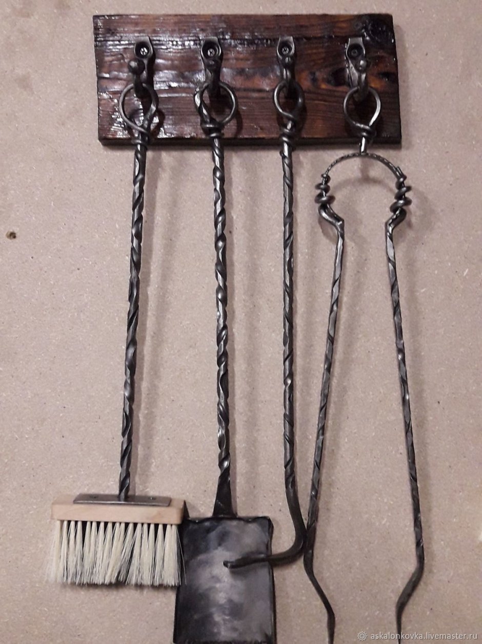 Кочерга и совок 700мм набор