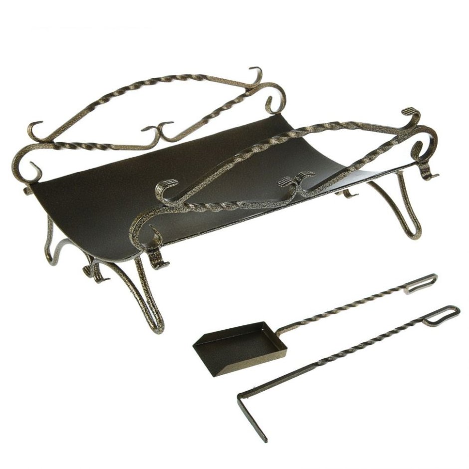 Дровница Grillkoff Ажур черный