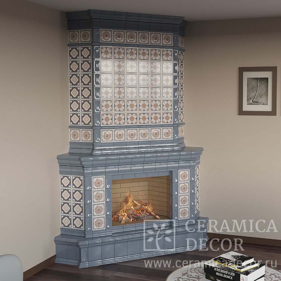 Изразцовые камины Гапонов