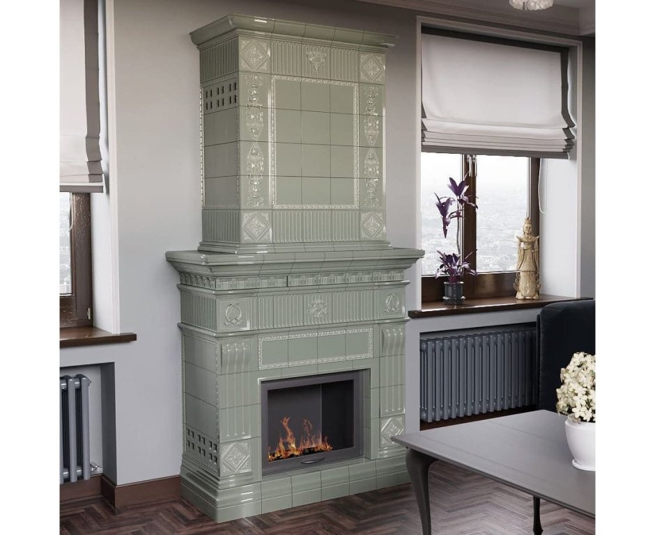 Камин Честер Люкс