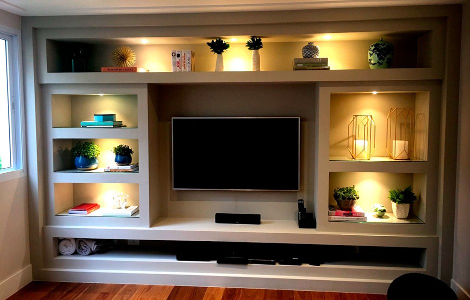 Полки из гипсокартона