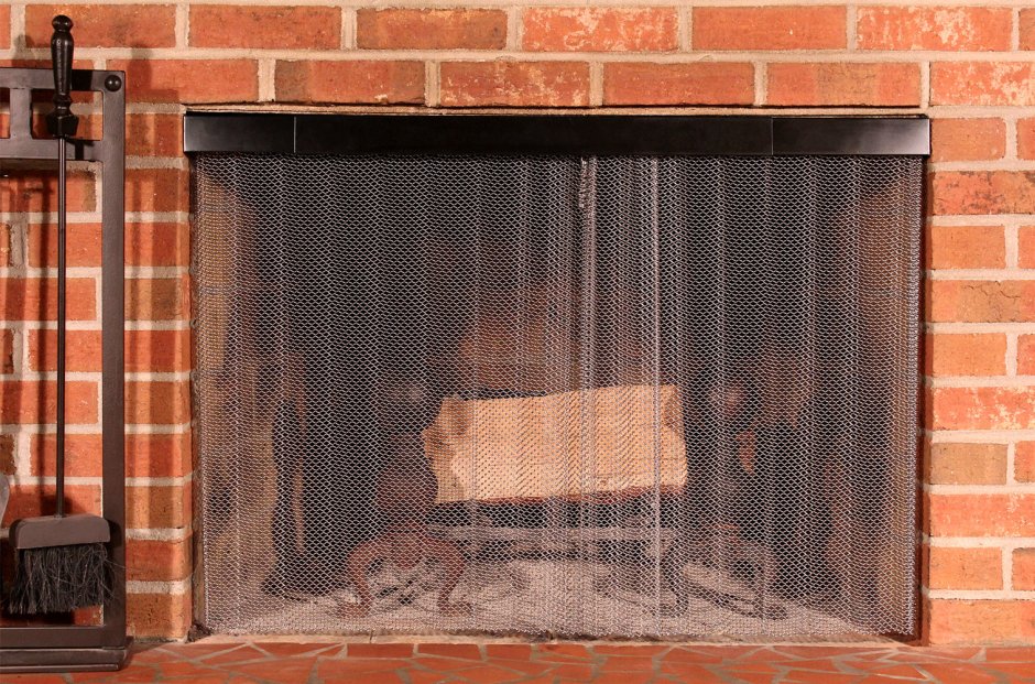 Шторки на камин