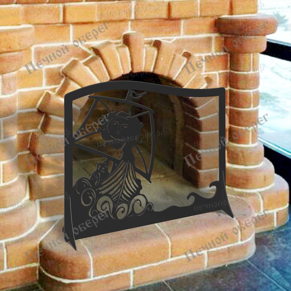 Защитный экран для камина