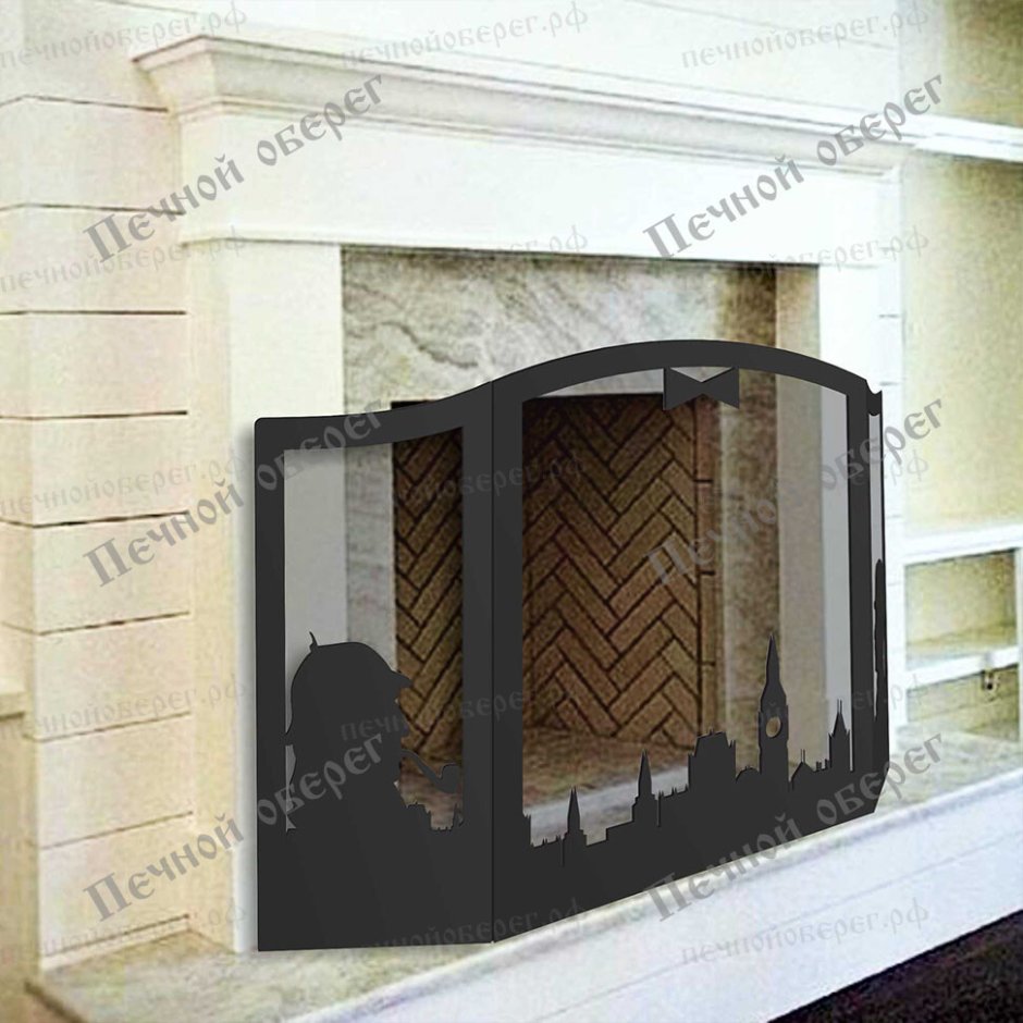 Защитный экран для камина 2000х800