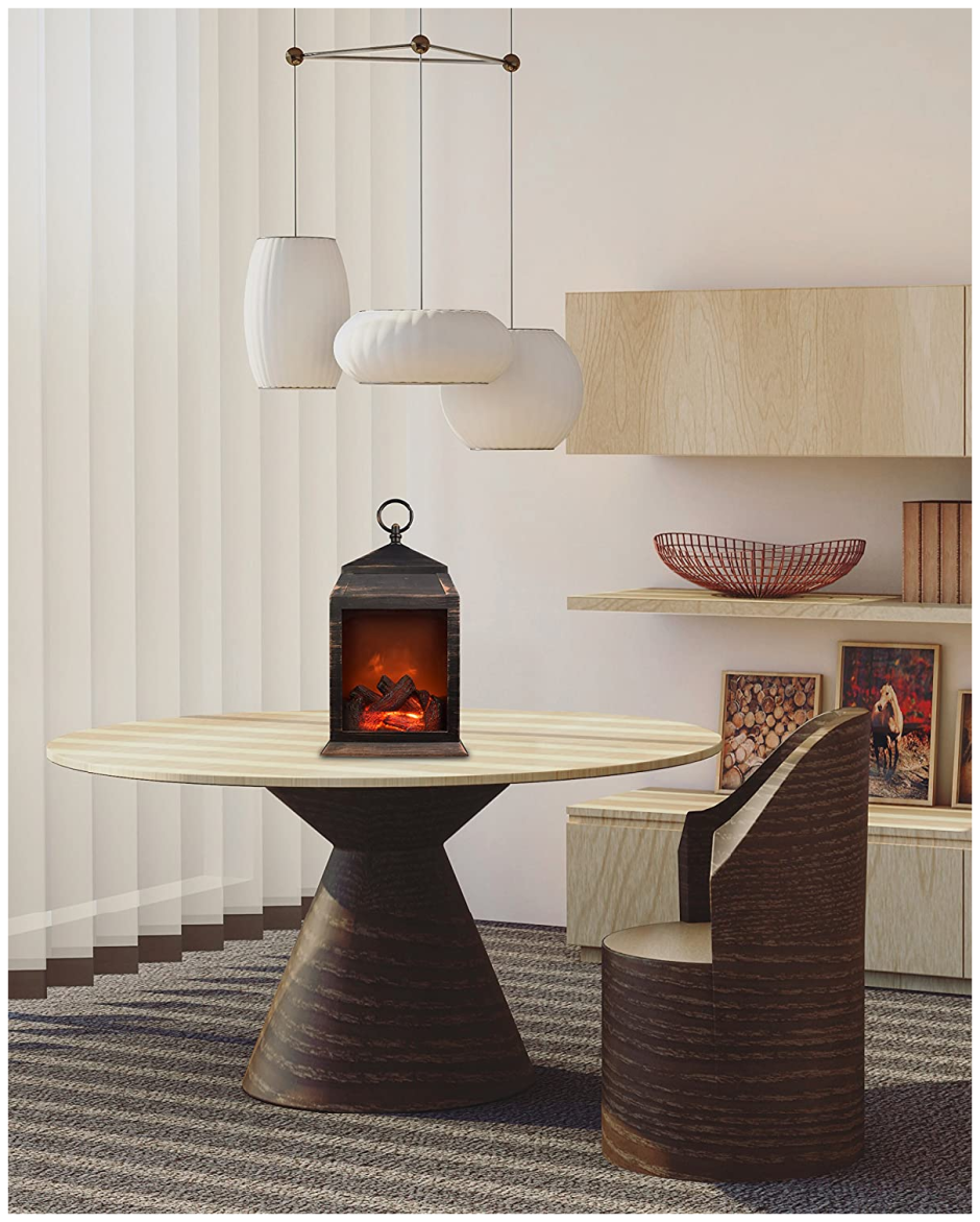 Ночник RISALUX камин 4327296