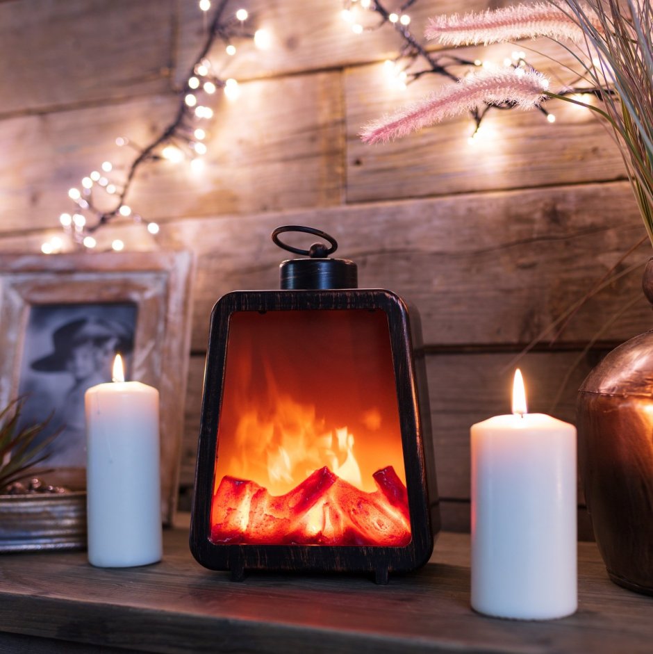 Led Fireplace Lantern камин
