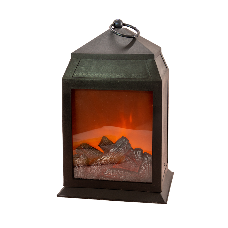 Ночник RISALUX камин 48124/1