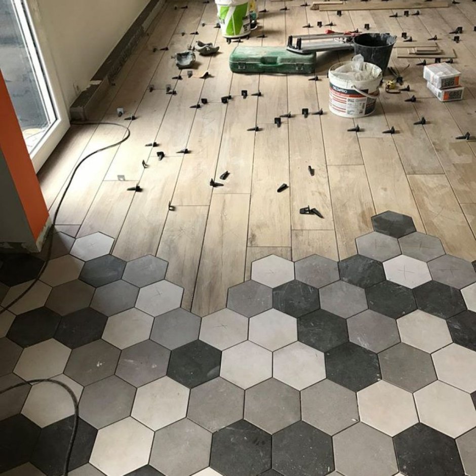 Плитка в коридор и кухню