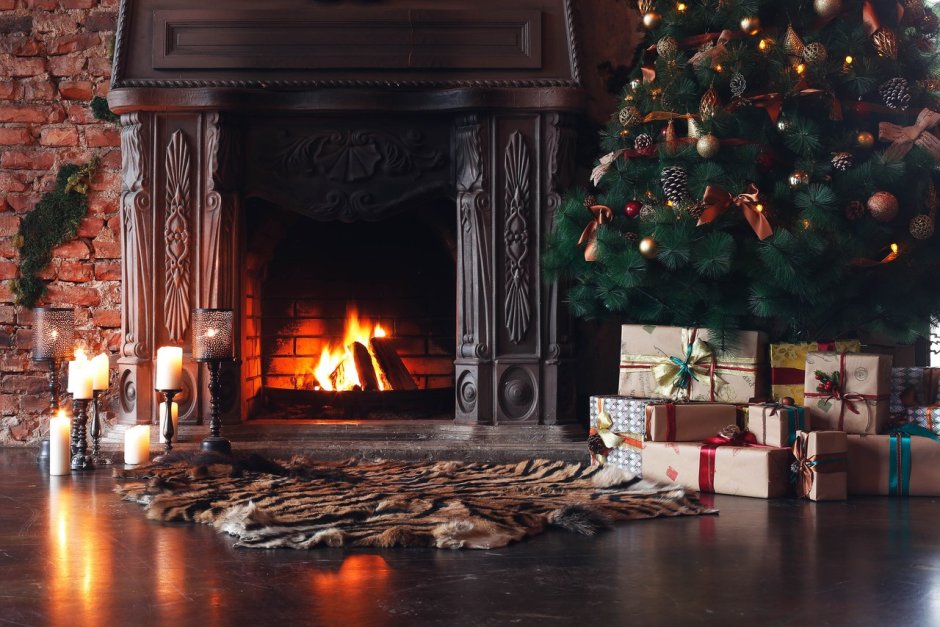 Фотостудия с камином