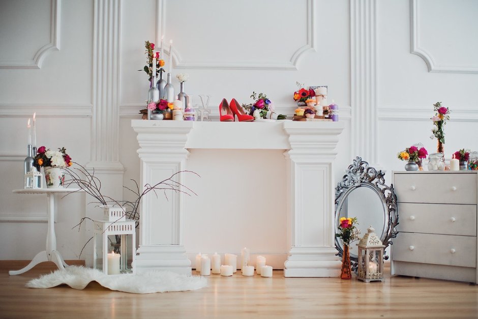 Елка и камин