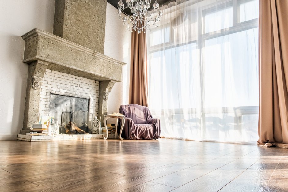 Локация с камином