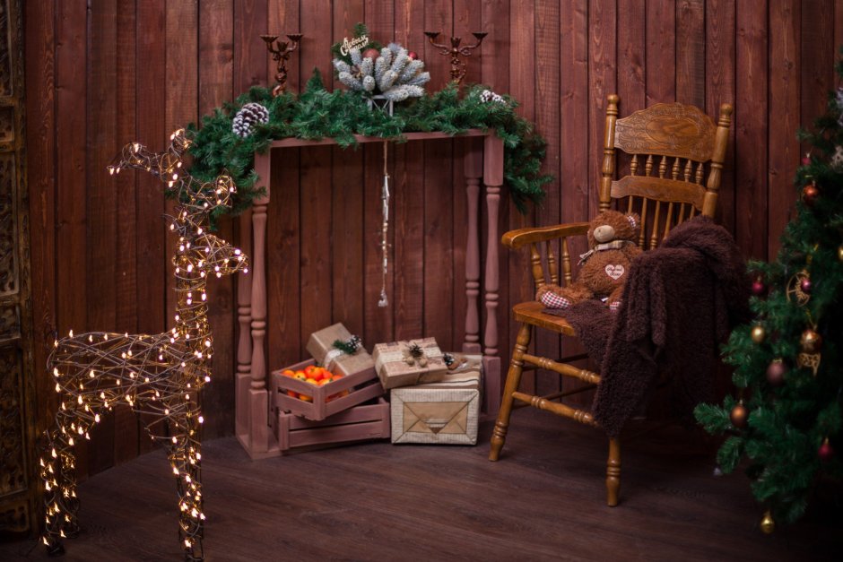 Новогодний интерьер студия