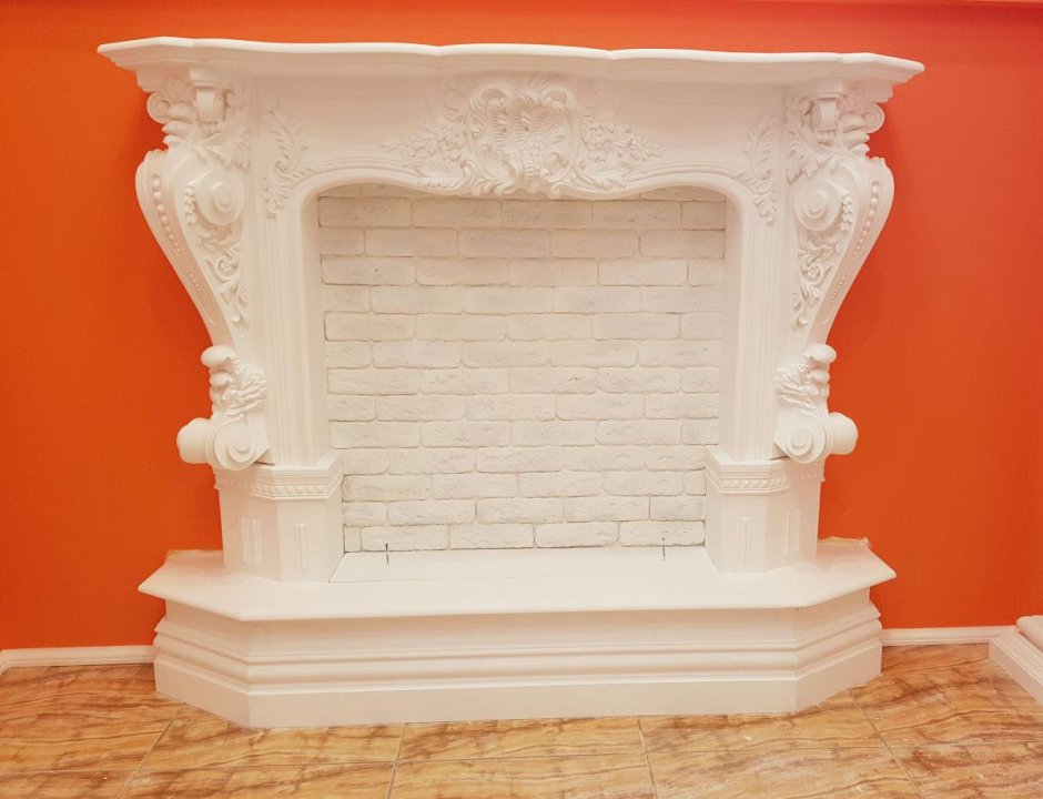 Гипсовая лепнина для камина