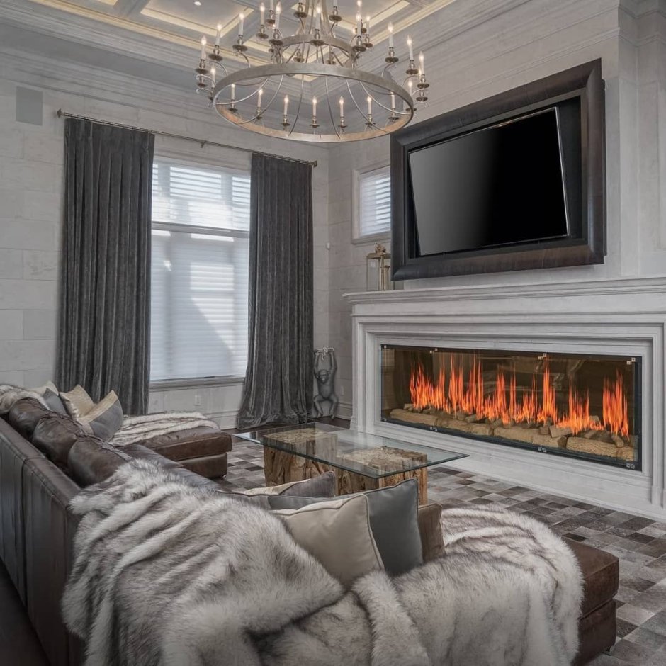 Гостиница с камином