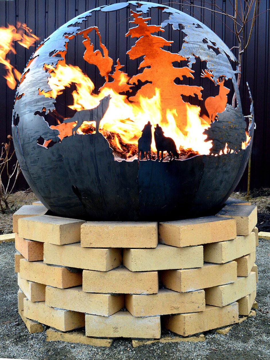 Костровая чаша кострище