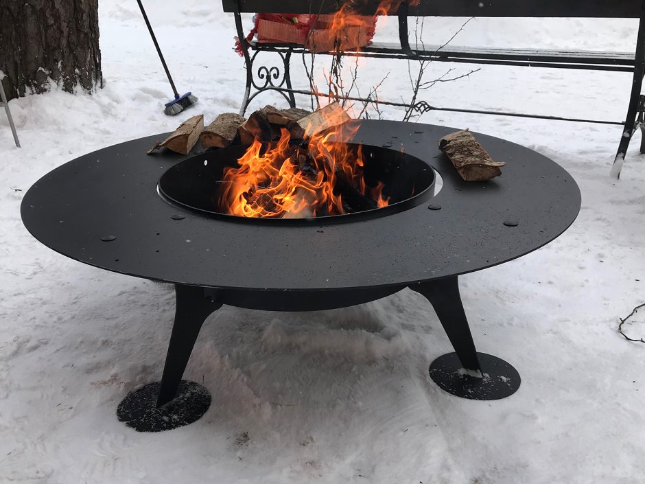 Очаг костровище из металла