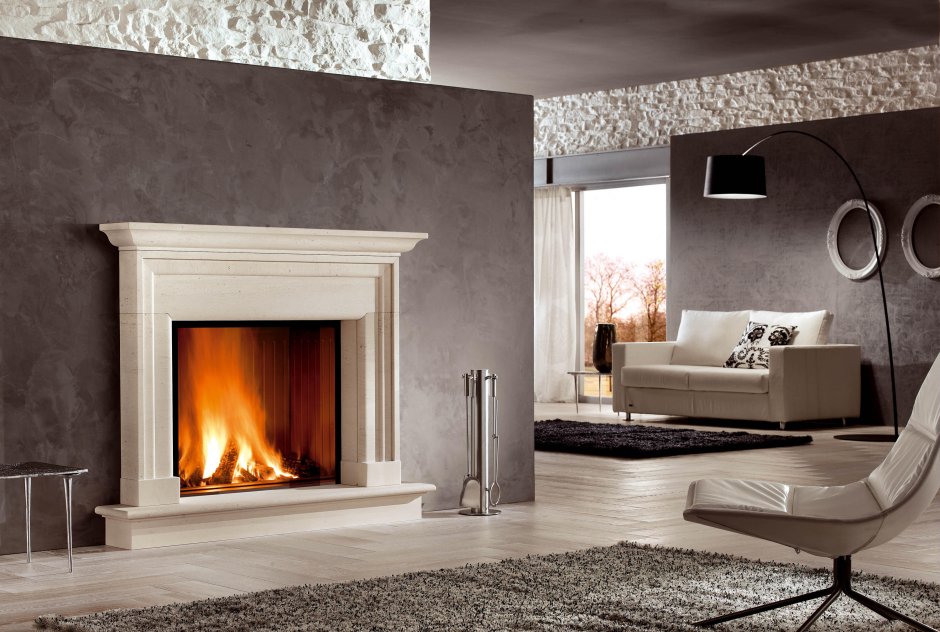 Фальш камин из керамогранита