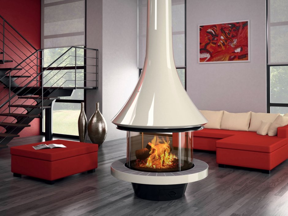 Камин Traforart Hera, черный