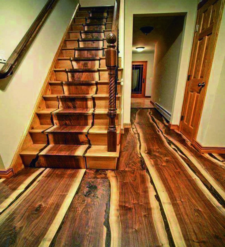 Необычные деревянные полы
