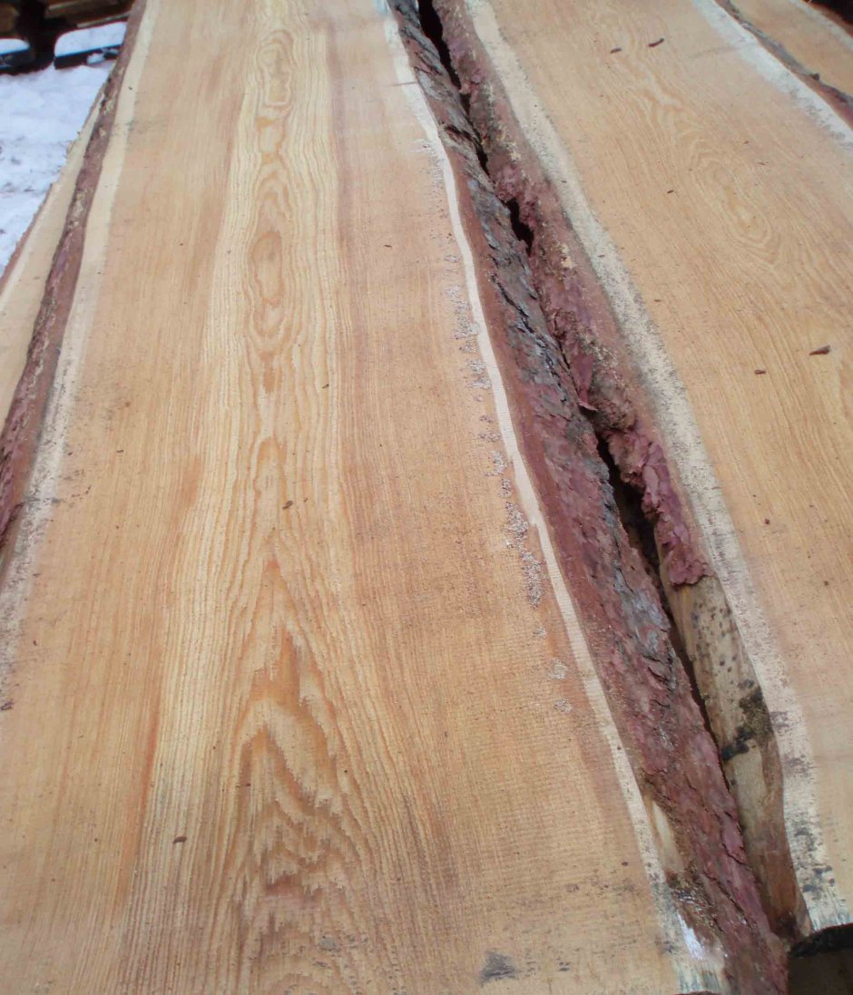 Доска обрезная необрезная кедр