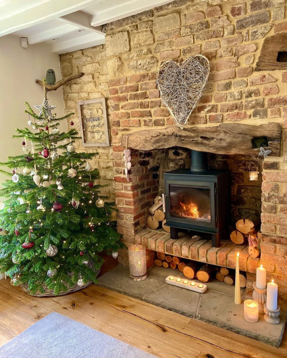 Камин в частном доме