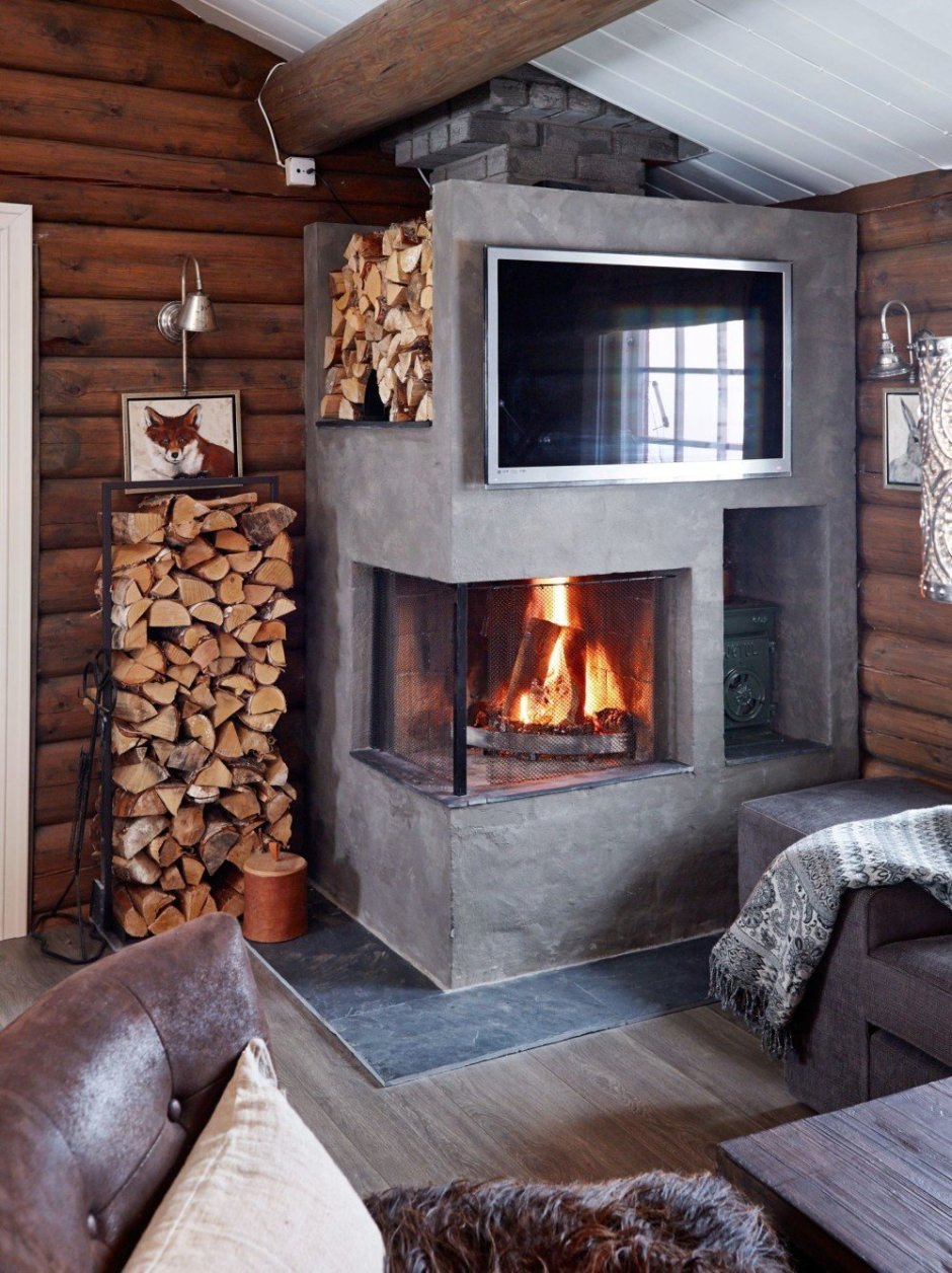 Камины Туликиви в интерьере