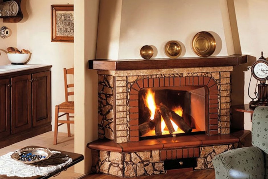 Домашний очаг камин