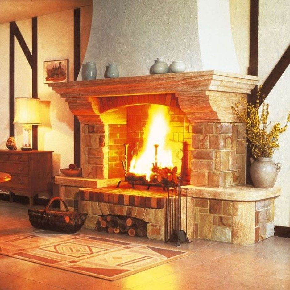 Дровяная печь камин файрплейс