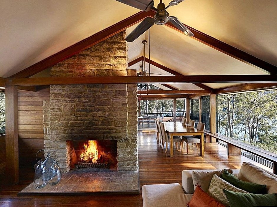 Дровяная печь-камин Fireplace hordo