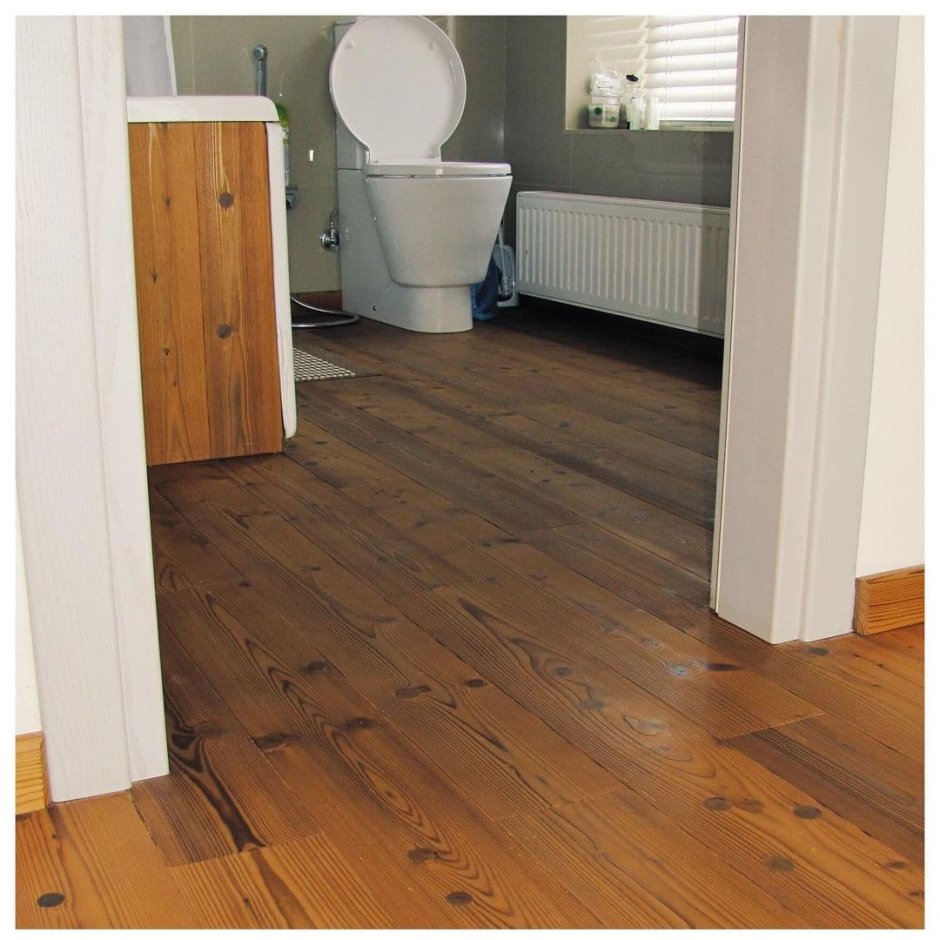 Термодерево для пола на кухне в квартире фото