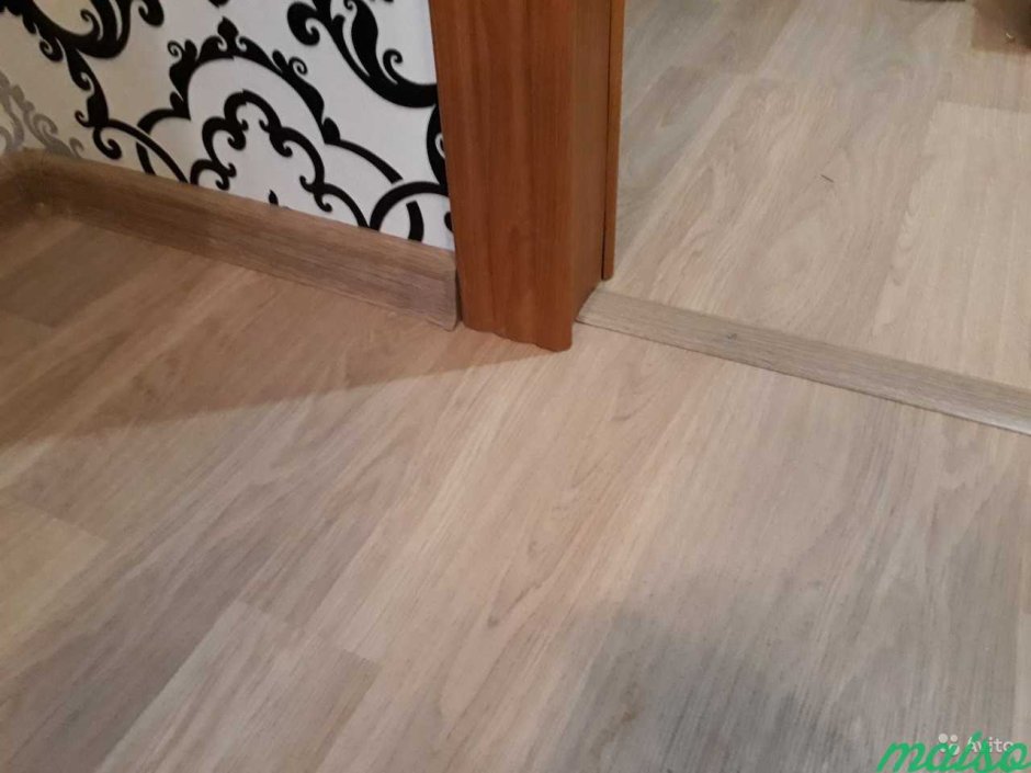 Укладка ламината без порогов