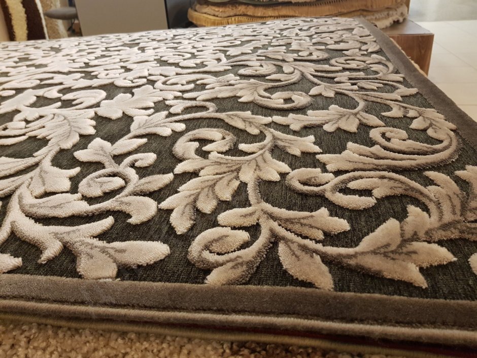 Ковер "Lilium 4746_n Beige/Vizion" прямой;