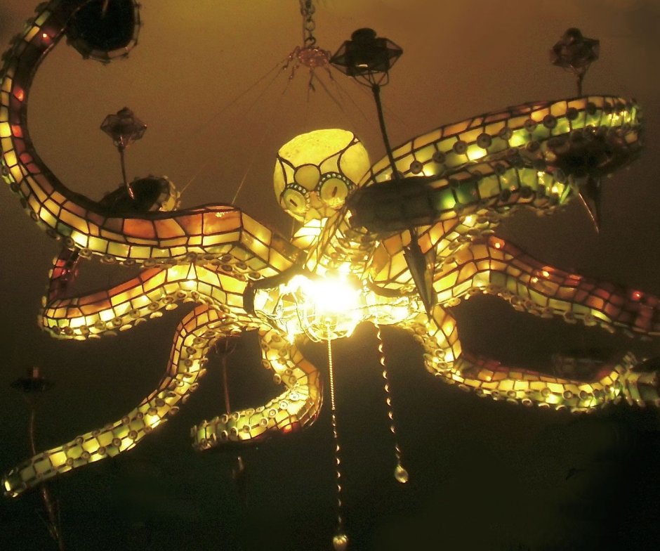 Люстра осьминог