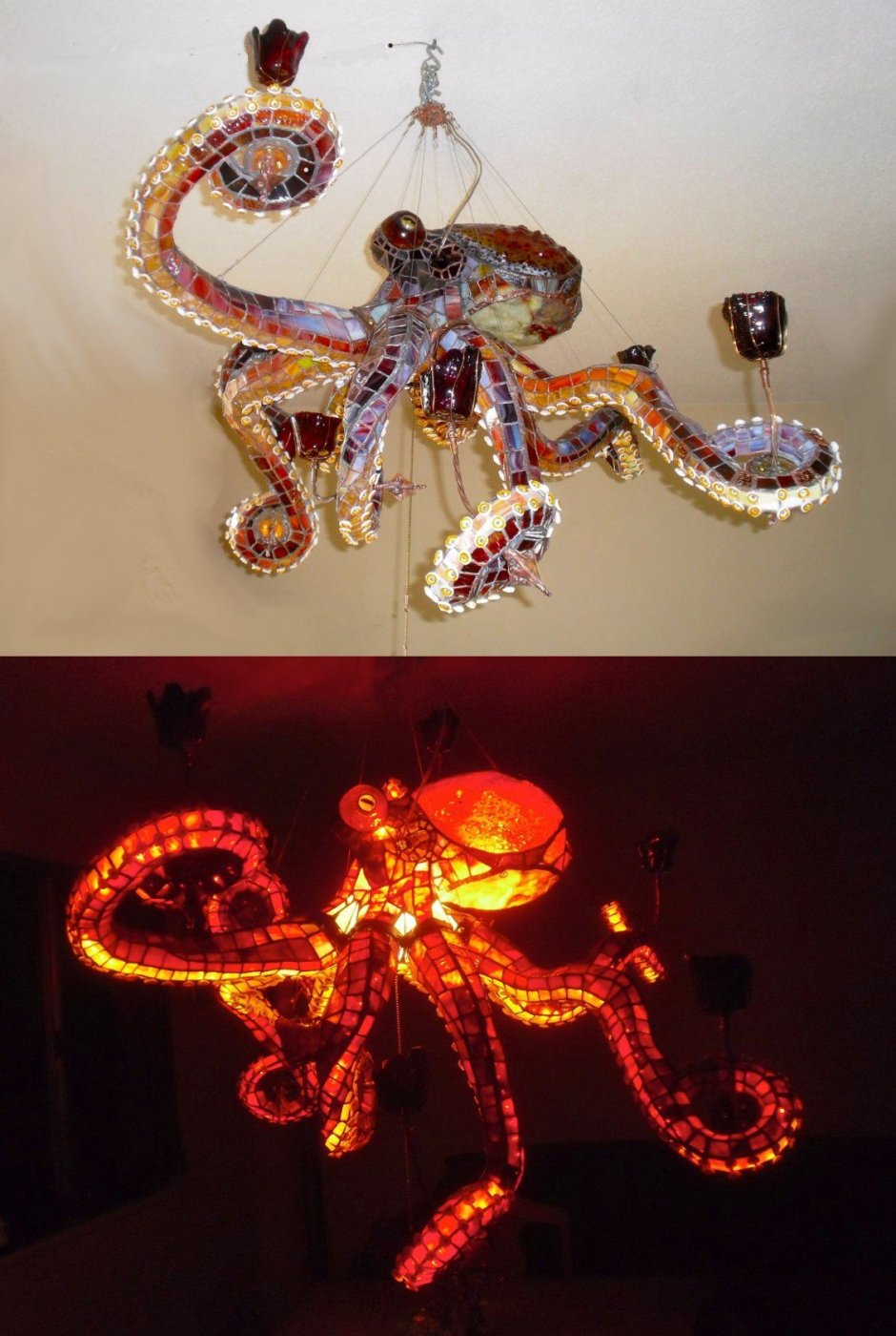 Абажур осьминог