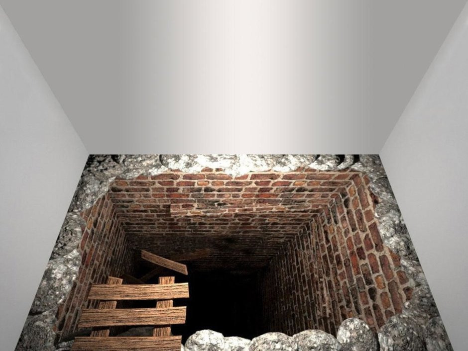 3д полы пропасть