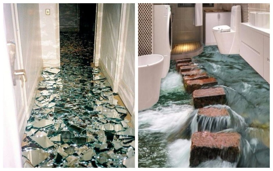 3д пол в туалете