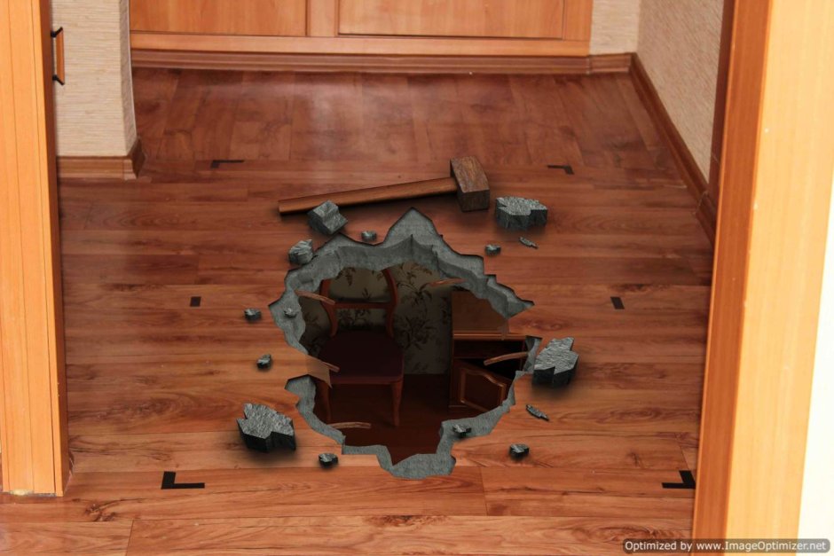 Дыра в полу