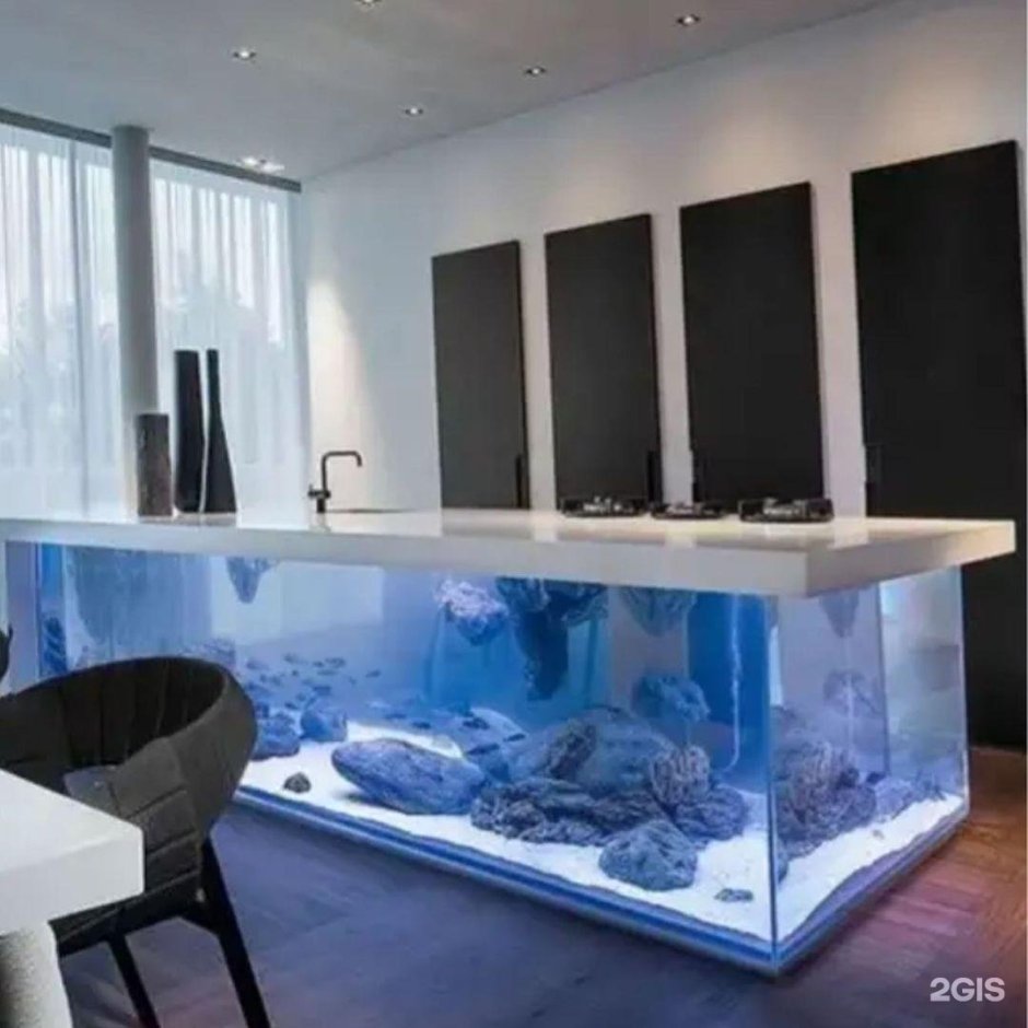 Аквариум в столешнице