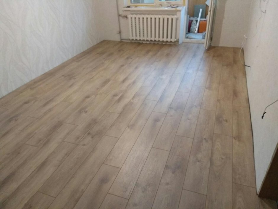 Укладка ламината с фаской