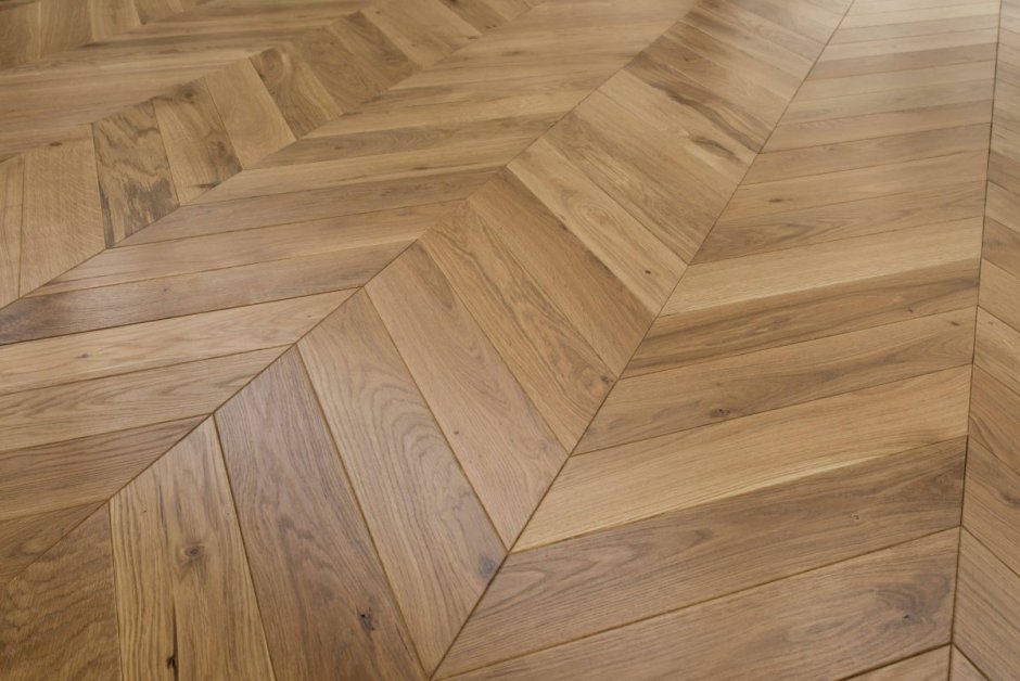 Паркет французская елочка дуб