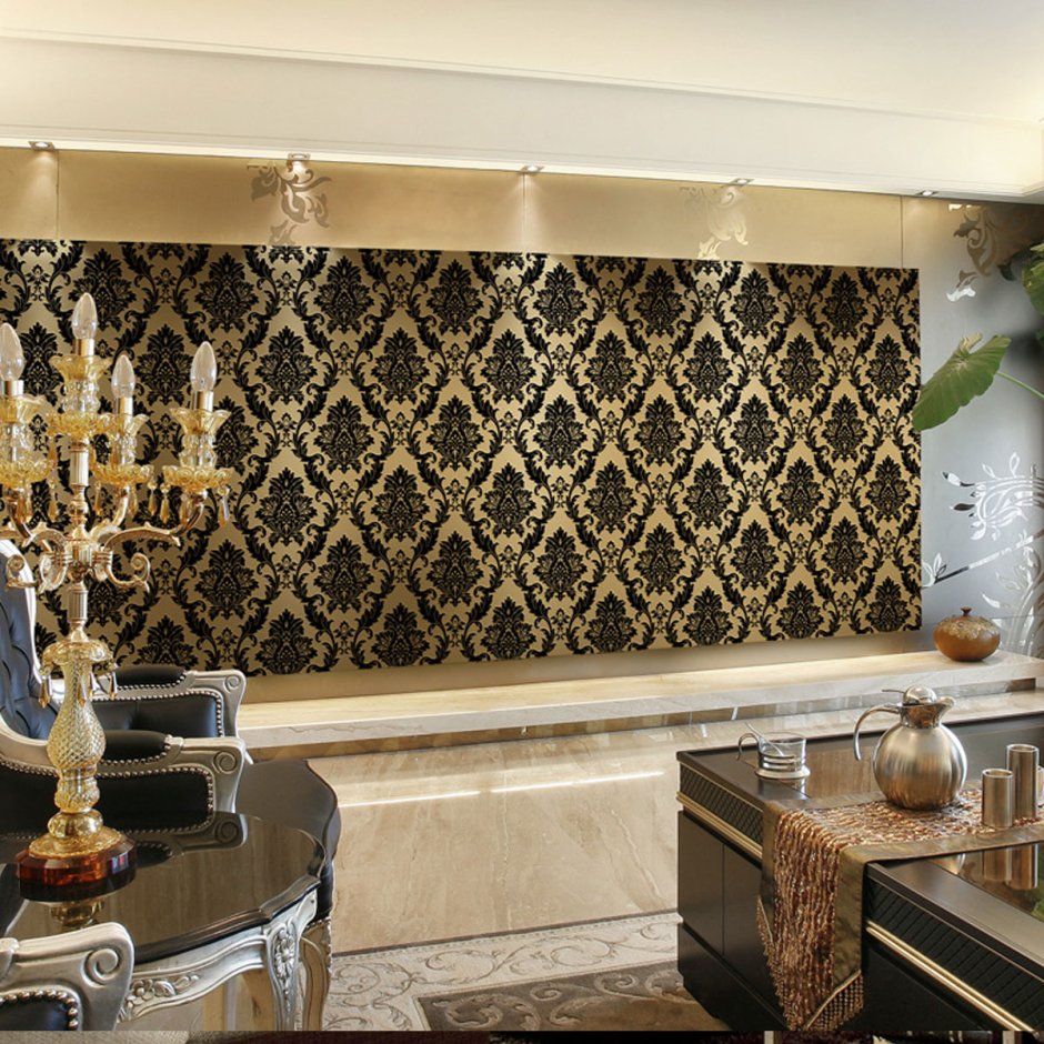 Велюровые обои для стен