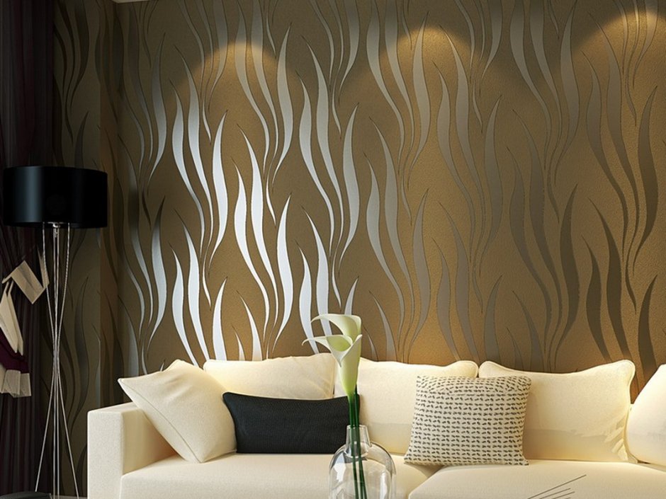 Велюровые обои для стен