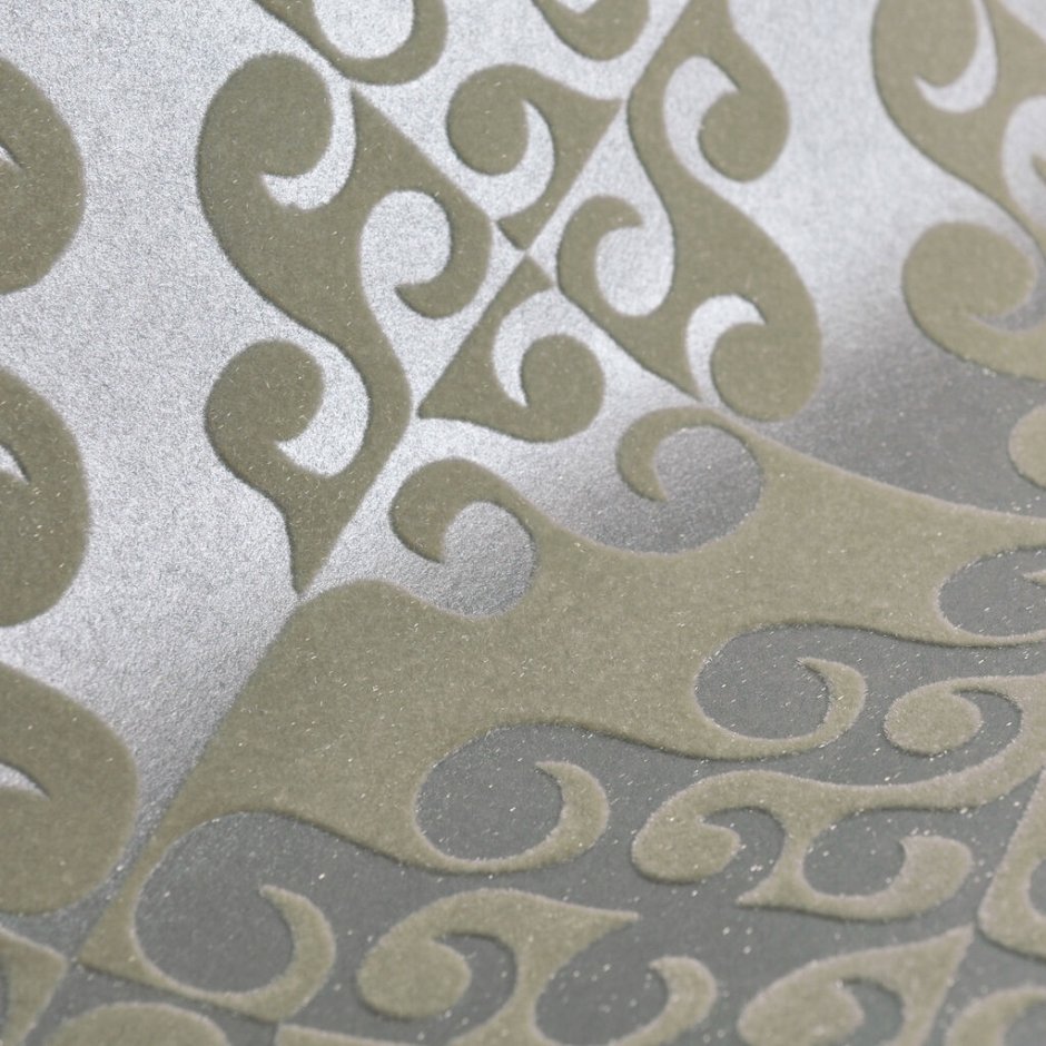 Обои с велюровым узором