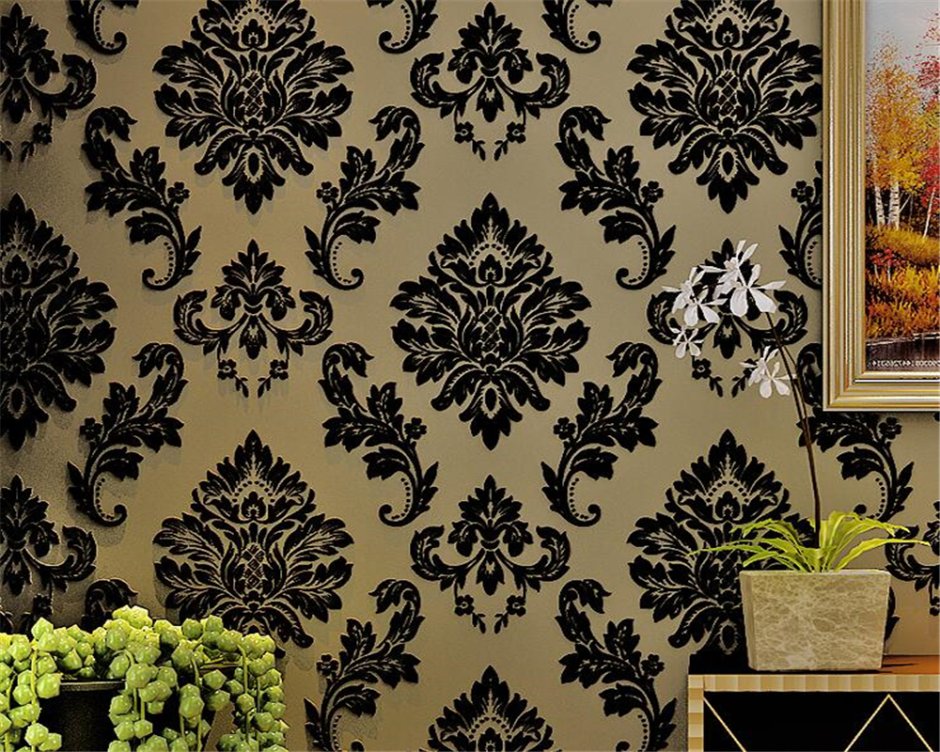 Шикарные настенные обои
