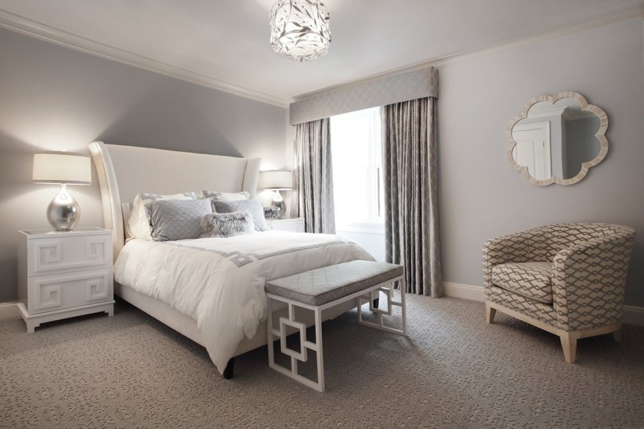 Жемчужный цвет в интерьере