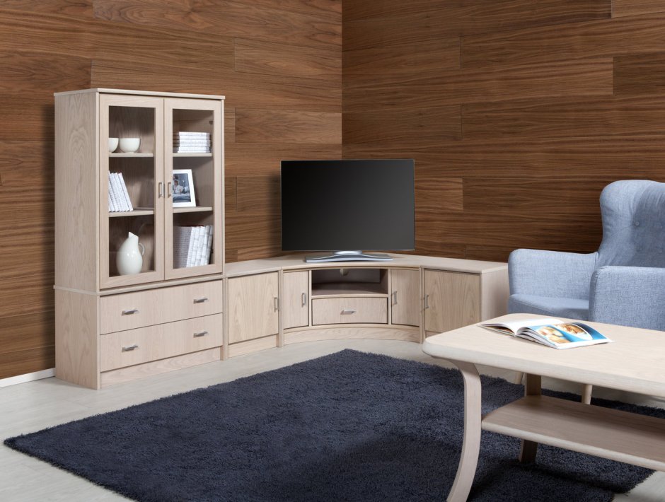 Угловая мебель под телевизор в гостиную