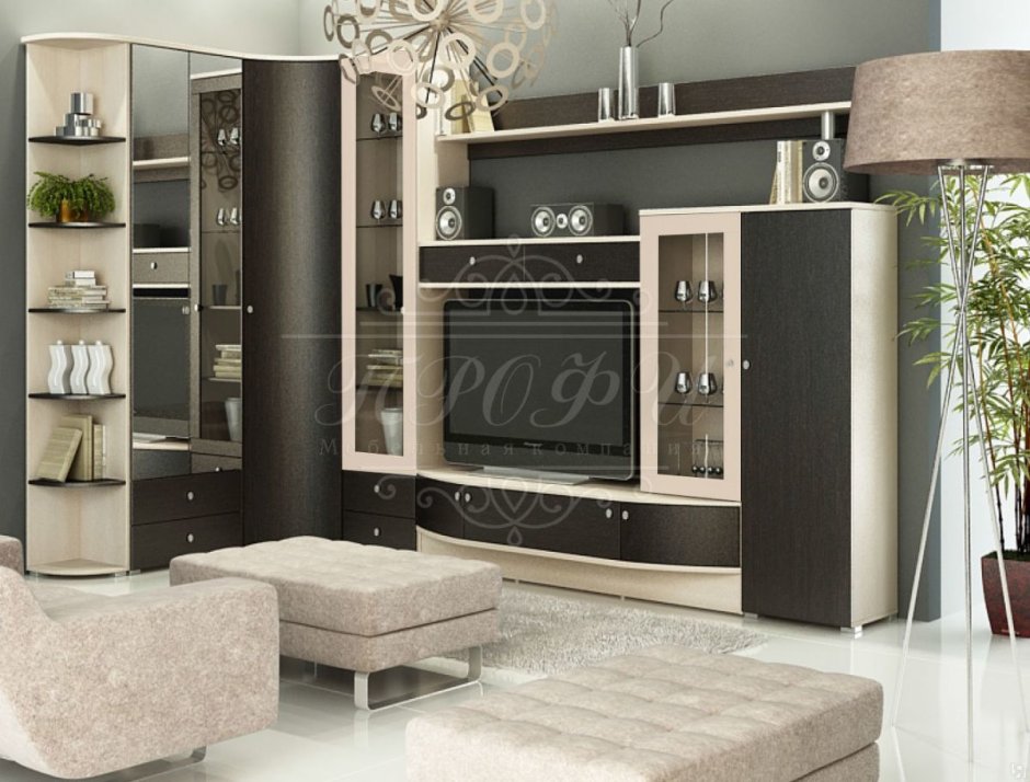 Угловая тумба под телевизор