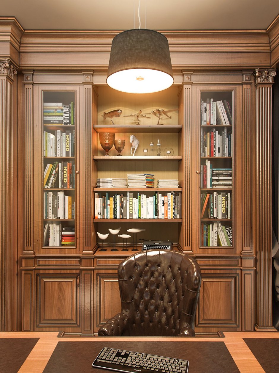 Кабинет из дерева